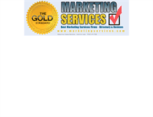 Tablet Screenshot of marketingservices.com