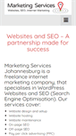 Mobile Screenshot of marketingservices.co.za