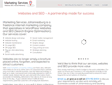 Tablet Screenshot of marketingservices.co.za
